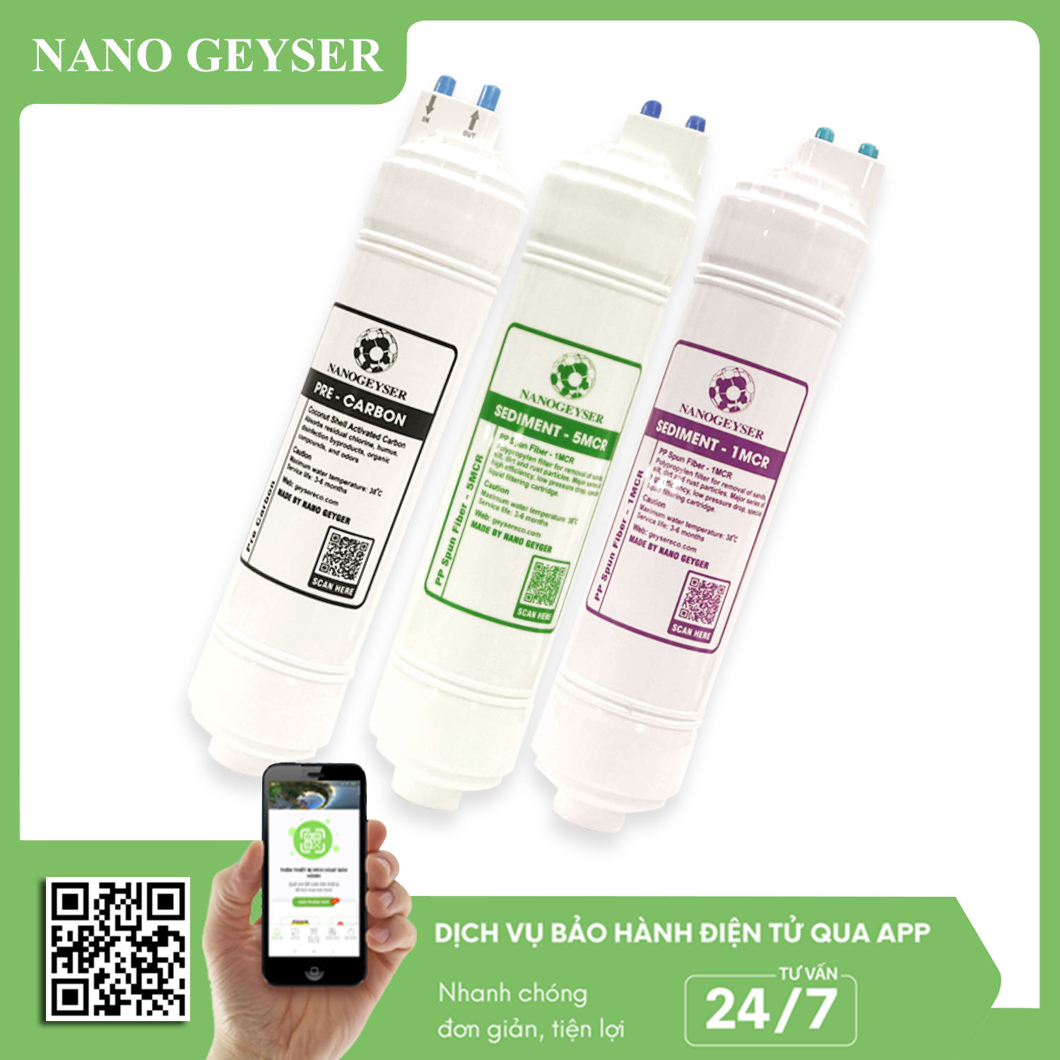 Bộ combo lõi đúc 123 Slim