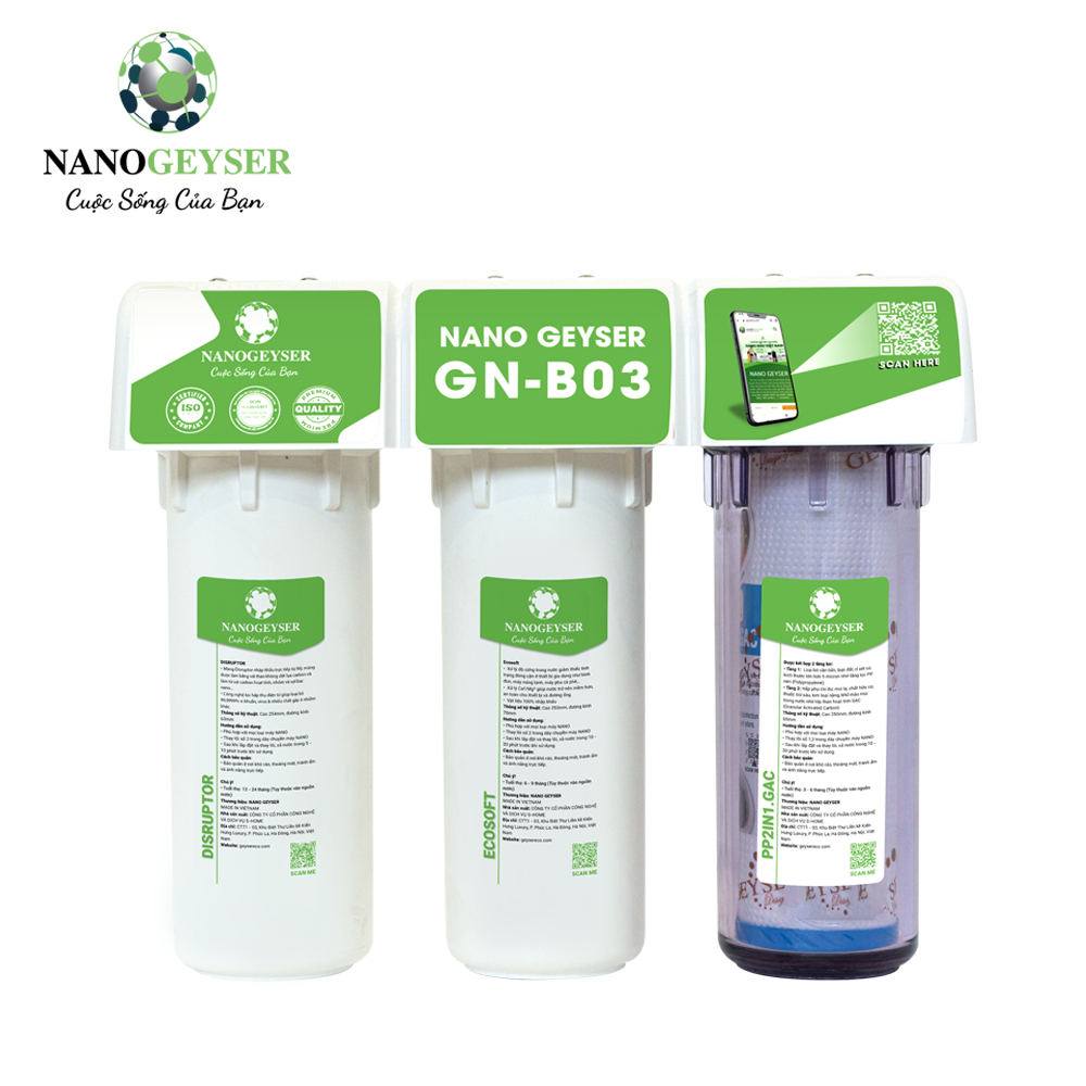 Bộ tiền xử lý cho máy Ion Kiềm Nano Geyser GN-B03