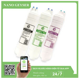 Combo Lõi Đúc 123 RO Slim Nano Geyser