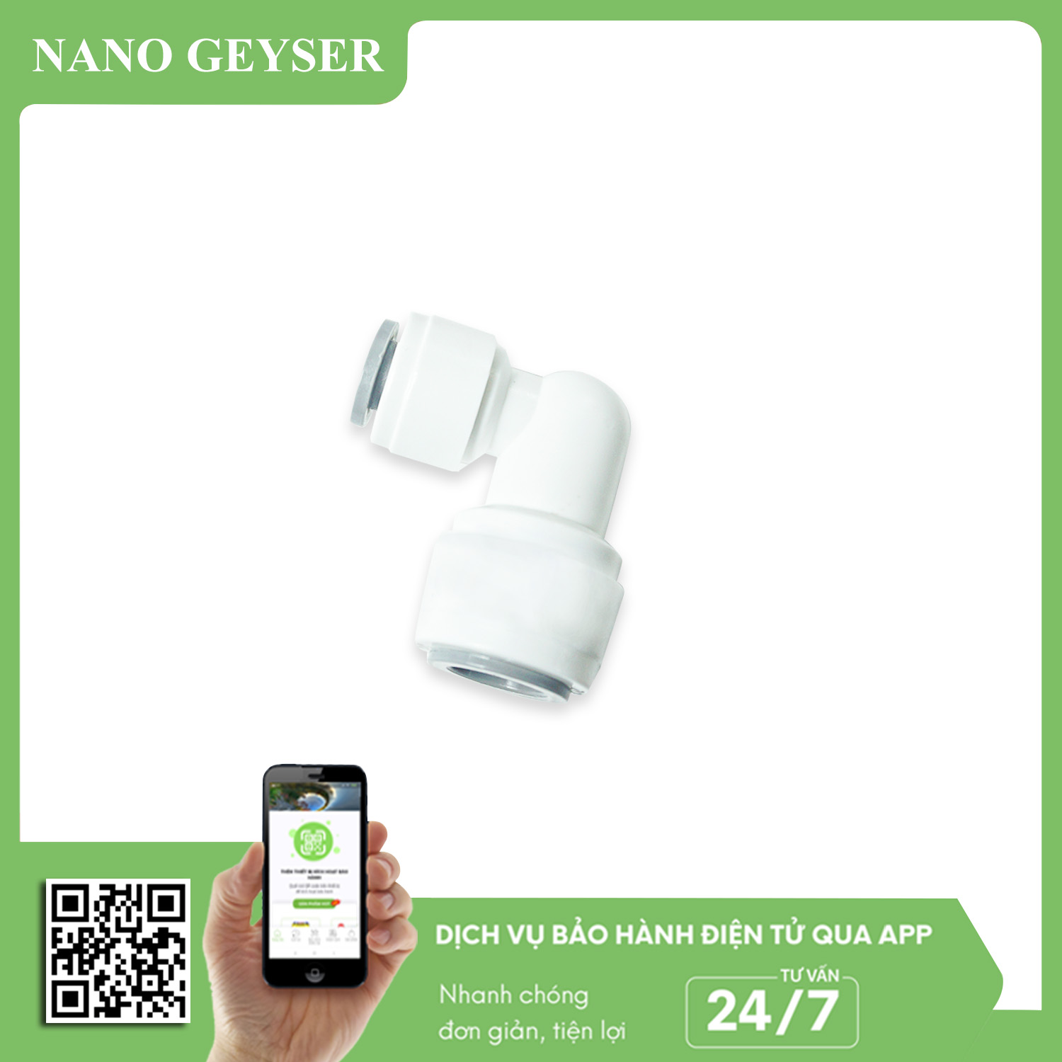 Cút góc cắm nhanh 6 - 10