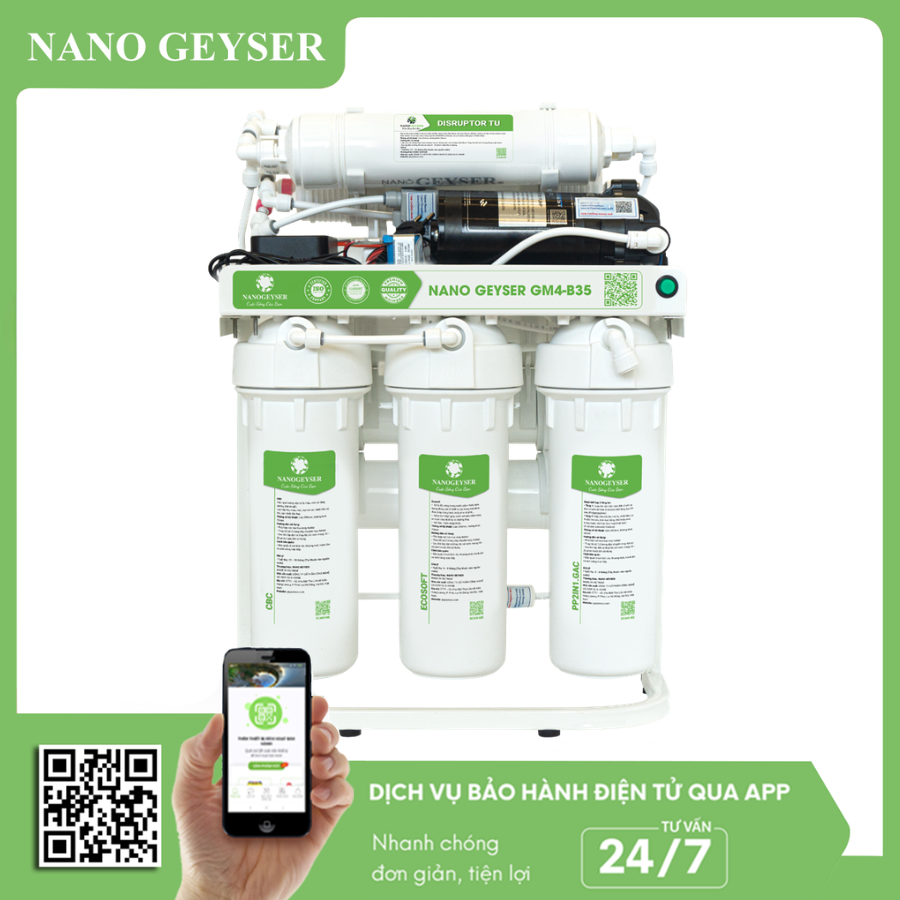 Máy lọc nước Nano Geyser GM4-B35