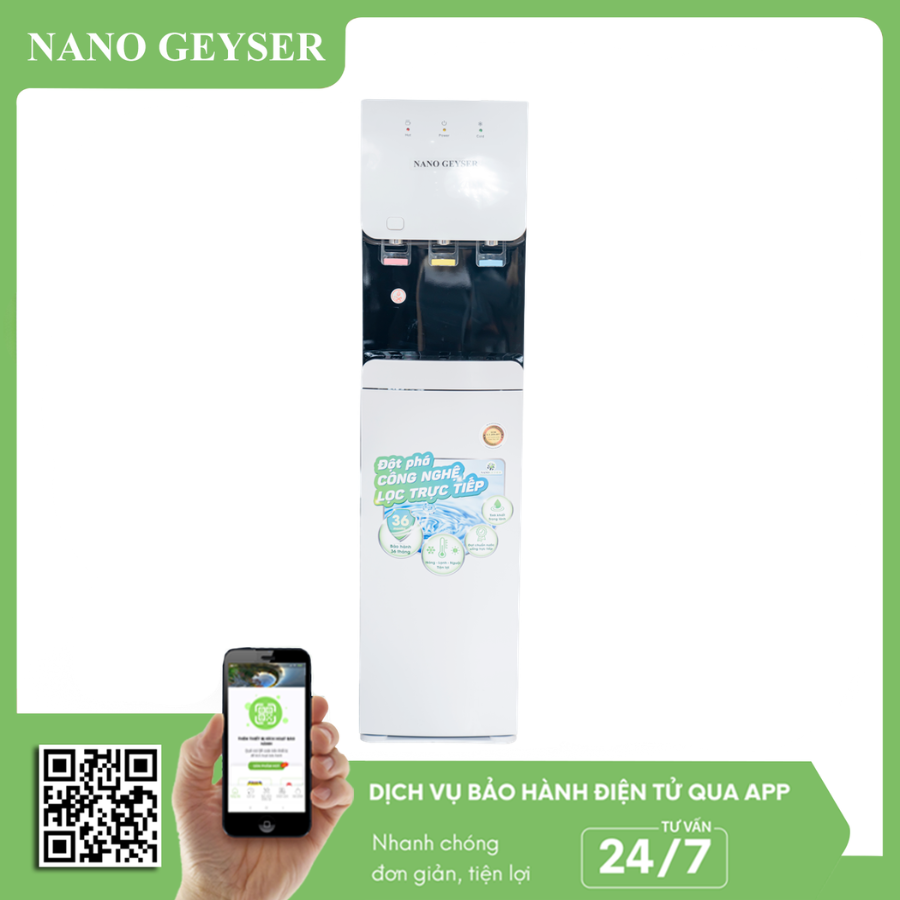 Máy lọc nước nóng lạnh nguội Nano Geyser GR-K25T