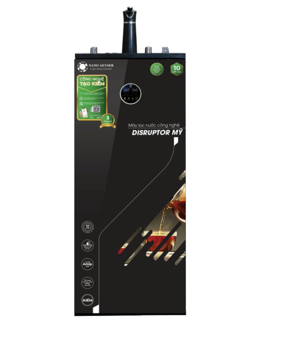 Máy lọc nước nóng lạnh nguội Nano Geyser GR-K28DS TDS